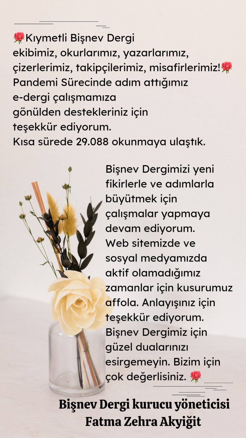 KIYMETLİ BİŞNEV’LİLER!